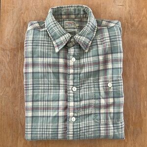 Faherty Green Flannel Small